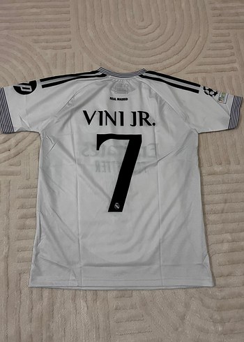 Erkek Beyaz Real Madrid Kısa Kollu Forma - Görsel 2