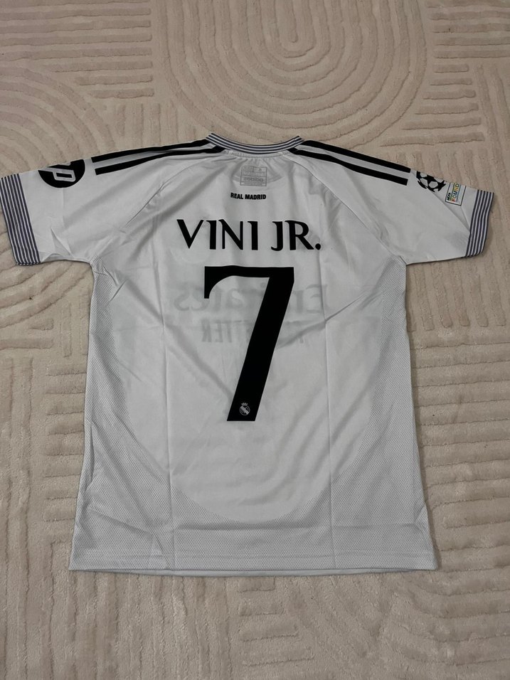 Erkek Beyaz Real Madrid Kısa Kollu Forma - Görsel 2