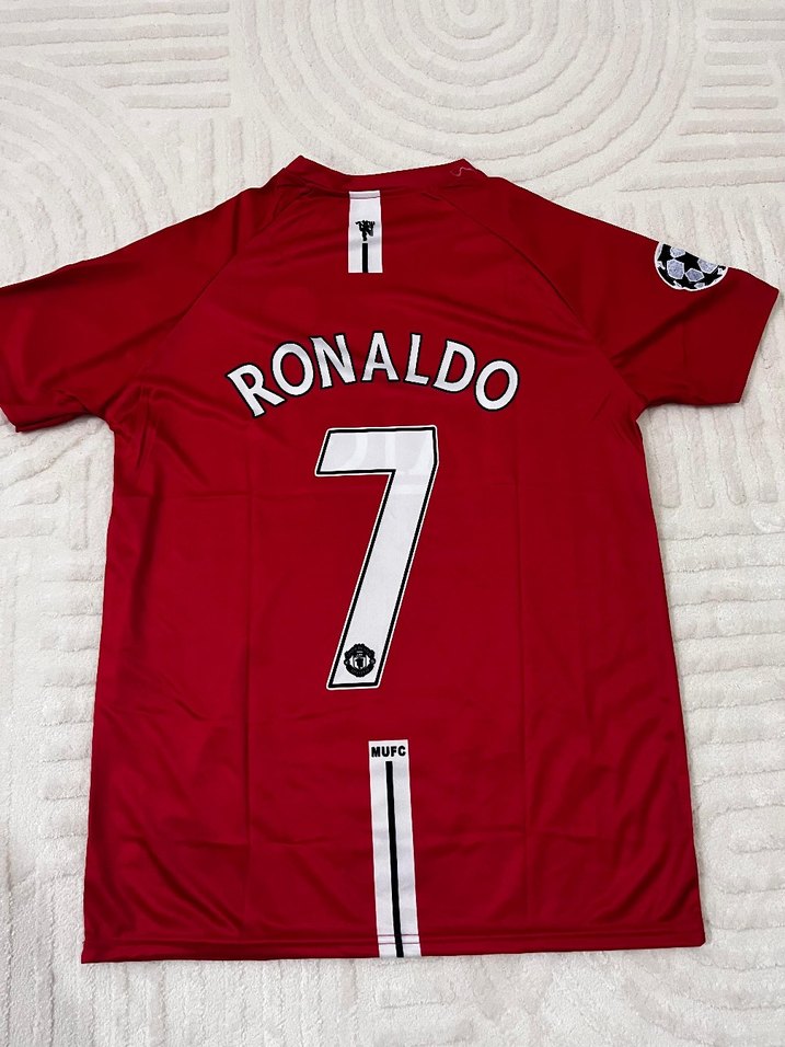 Erkek Kırmızı Kısa Kollu Spor Tişört - Görsel 2