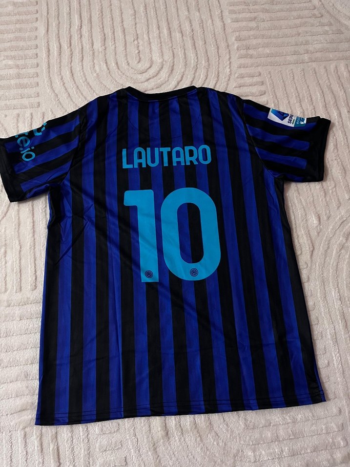 Mavi Kısa Kollu Erkek Spor Forma - Görsel 2