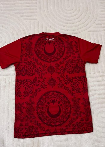 Bordo Baskılı Kısa Kollu  Tişört Mustafa Kemal Atatürk imzalı - Görsel 2