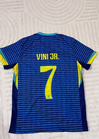 Erkek Lacivert Brezilya 
V Yakalı Kısa Kollu Forma - Görsel 2