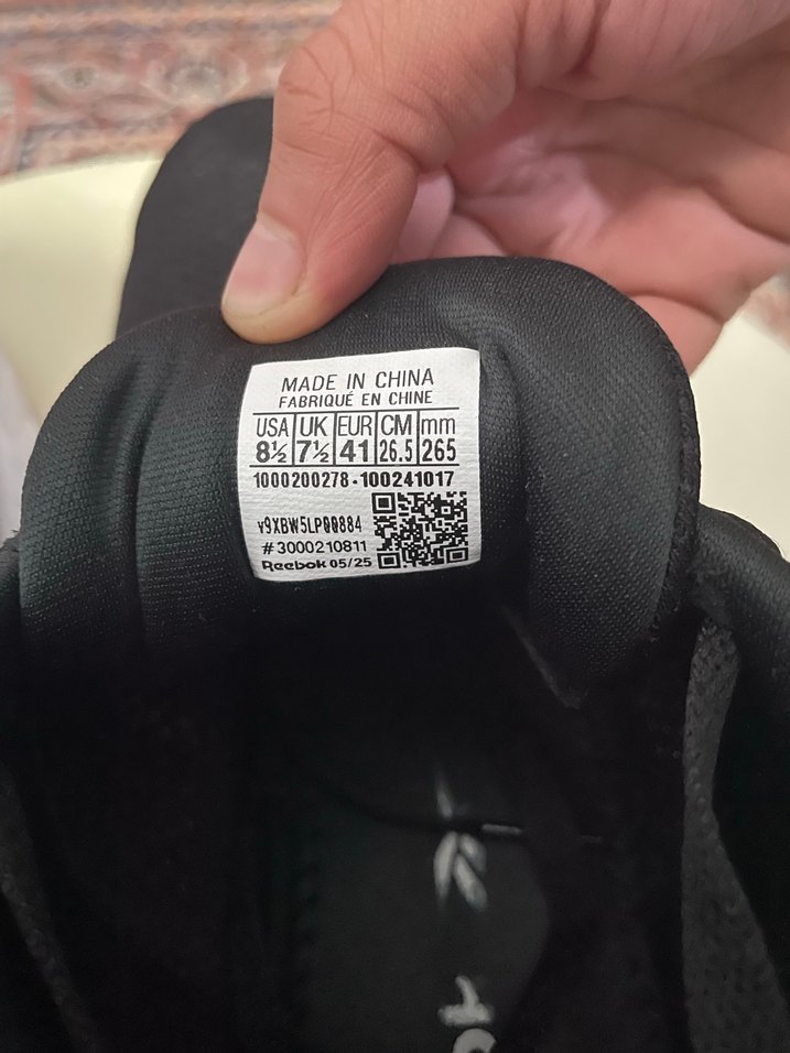 Reebok Siyah Spor erkek  Sneakers - Görsel 3