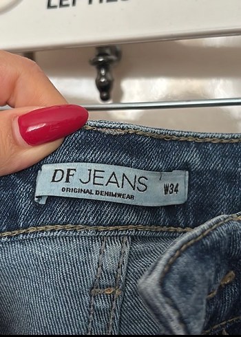 Defacto Mavi Denim Mini Şort - Görsel 2