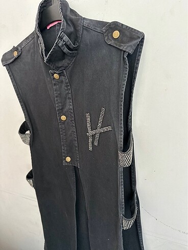 Butik tasarım gömlek ceket denim tarz yeni sıfır