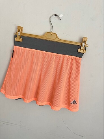 s Beden gri Renk Adidas tenisçi eteği çift taraflı kullanılıyor orjinal