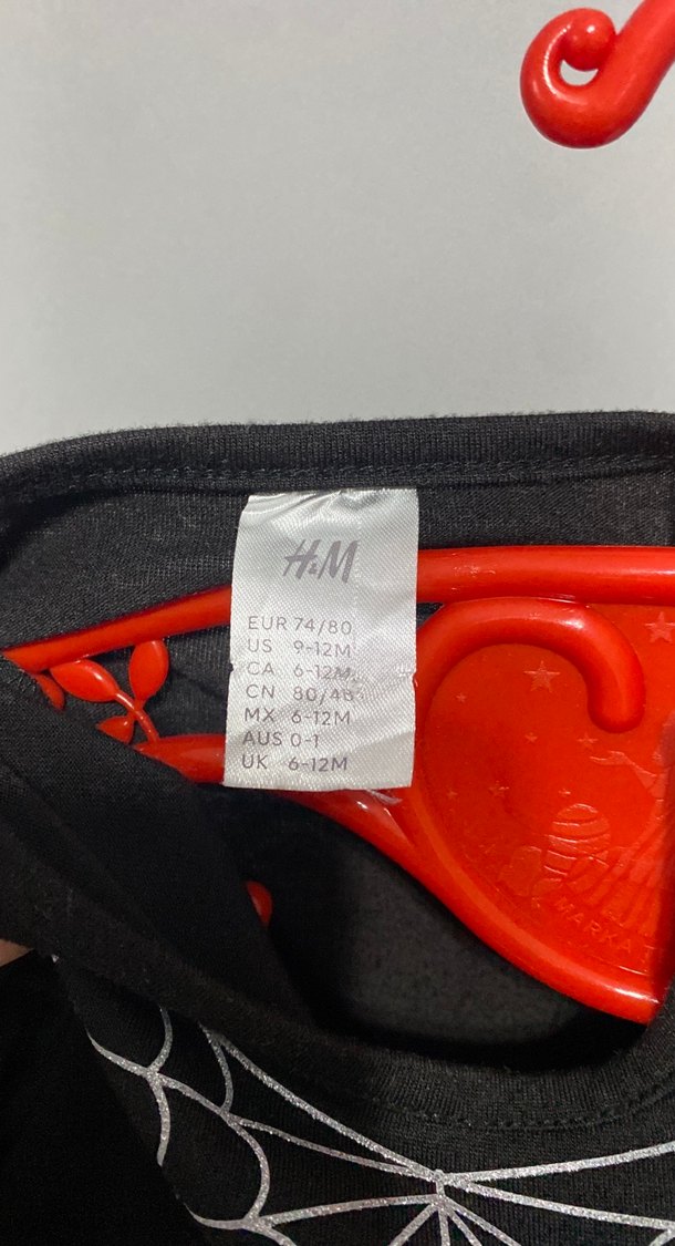 Kız Çocuk Mor Örümcekli Gotik Elbise - Görsel 3