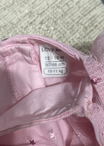 Pembe Nakışlı Kız Çocuk Elbisesi doğum günü elbisesi - Görsel 3