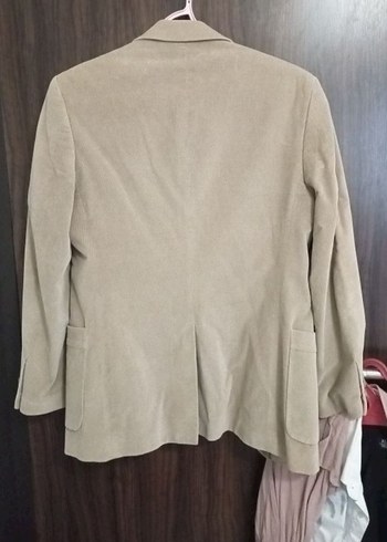 Bej Kadife Erkek Ceket - Görsel 6