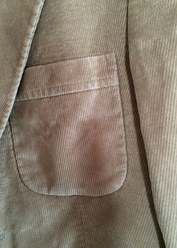 Bej Kadife Erkek Ceket - Görsel 3