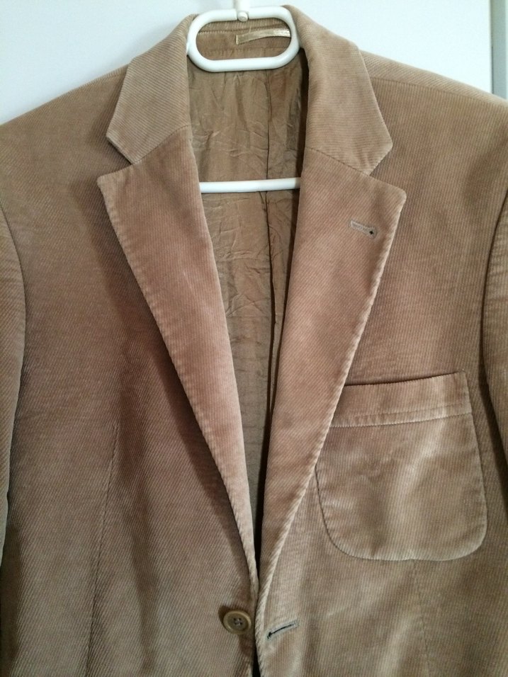 Bej Kadife Erkek Ceket - Görsel 2