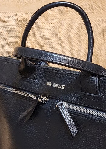 Grande Siyah Deri Fermuarlı Erkek Çanta | Temiz - Görsel 10