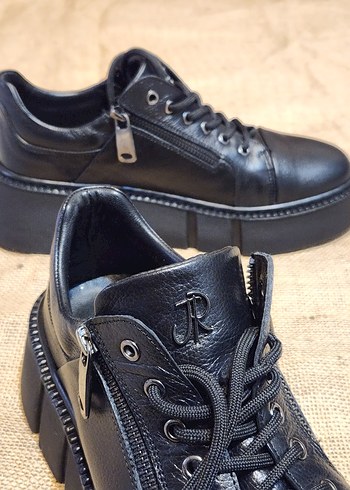 John Richmond Hakiki Deri Erkek Ayakkabı  39 Numara | Kutulu - Görsel 4