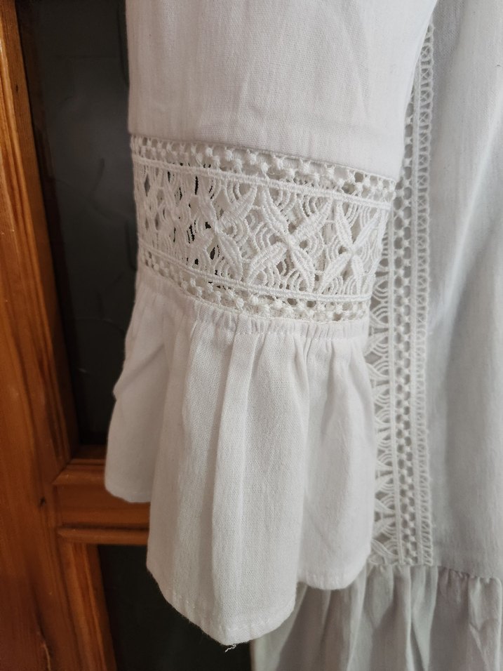 Eliş Şile Bezi Başak Bluz  Etiketli, %100 Pamuk (M) - Görsel 4