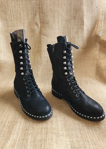 Kullanılmamış Deri Combat Bot - Görsel 3