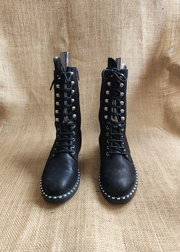 Kullanılmamış Deri Combat Bot - Görsel 2