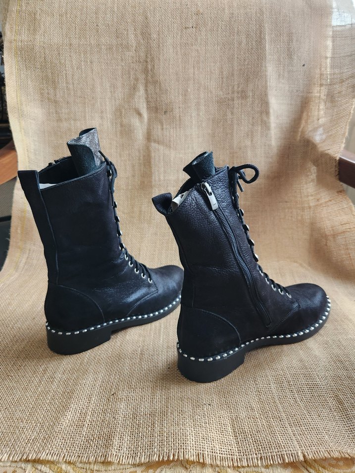 Kullanılmamış Deri Combat Bot - Görsel 5