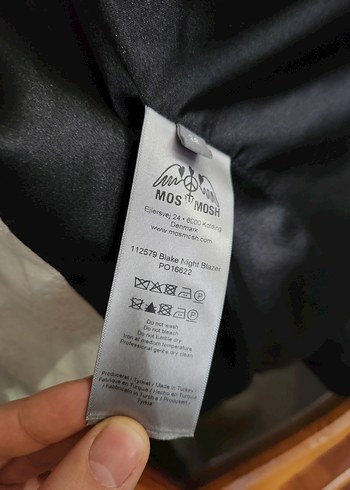 MOS MOSH Siyah Blazer  Blake Night | Zamansız & Şık - Görsel 6