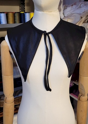 Kız Çocuk Siyah Deri Bolero - Görsel 3