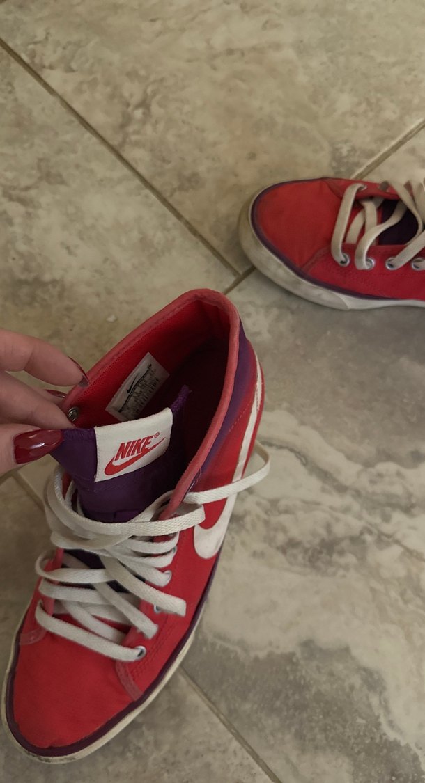 Kadın Renkli Bağcıklı Yüksek Spor Ayakkabı - Görsel 3