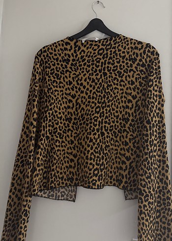 Leopar Desenli Kadın Bluz (Beyyoglu) - Görsel 3