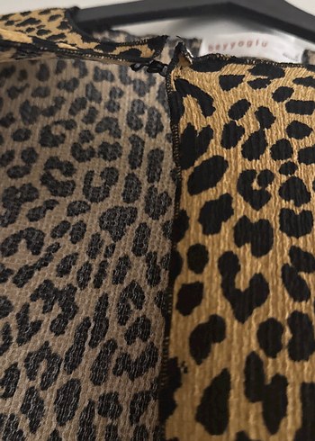 Leopar Desenli Kadın Bluz (Beyyoglu) - Görsel 5