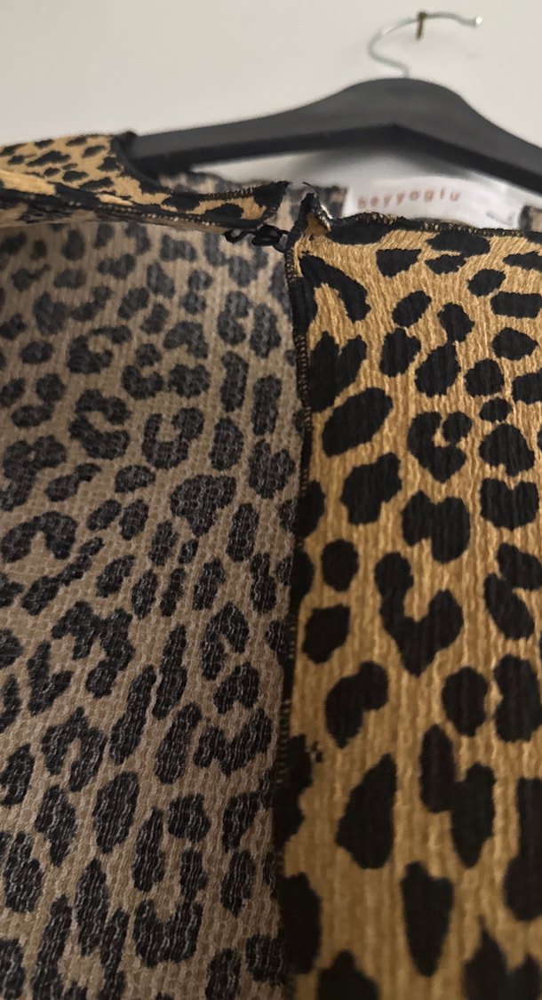 Leopar Desenli Kadın Bluz (Beyyoglu) - Görsel 5