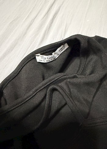 Siyah Tek Omuzlu Mini Elbise - Görsel 4