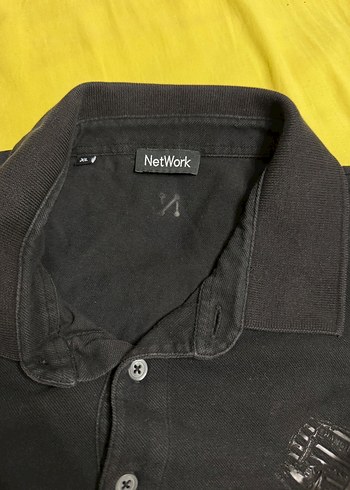 Düğmeli Siyah Erkek Polo Tişört - Görsel 3