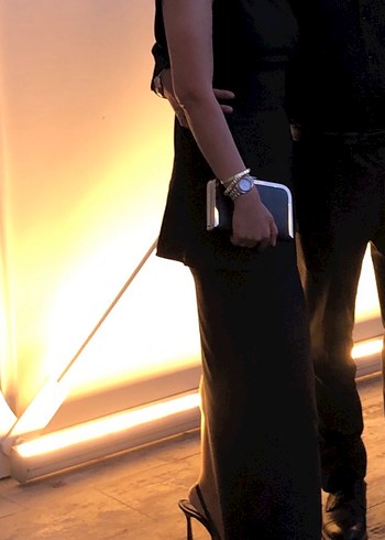 Siyah tek omuz elbise - Görsel 2