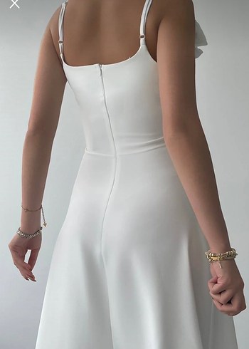 Beyaz bride elbise - Görsel 4