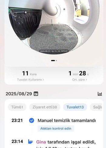 Beyaz Otomatik Kedi Tuvaleti ve Taşıma Kabı - Görsel 5