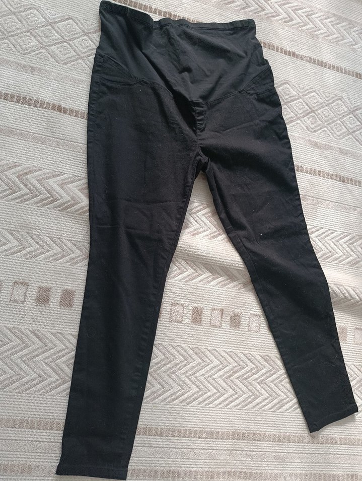 Siyah Hamile Kot Pantolon - Görsel 5