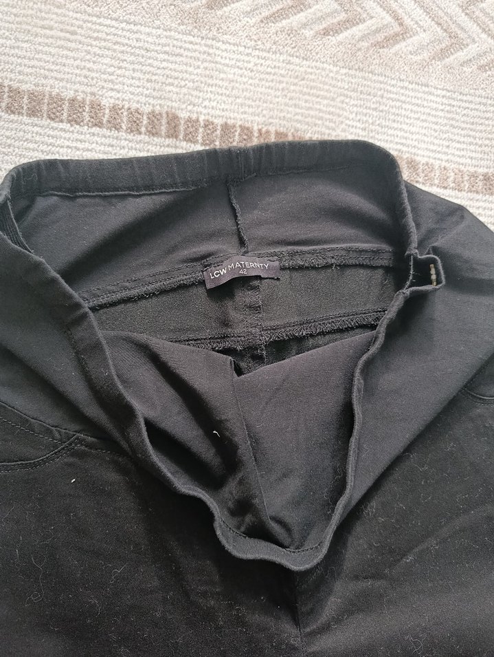 Siyah Hamile Kot Pantolon - Görsel 2