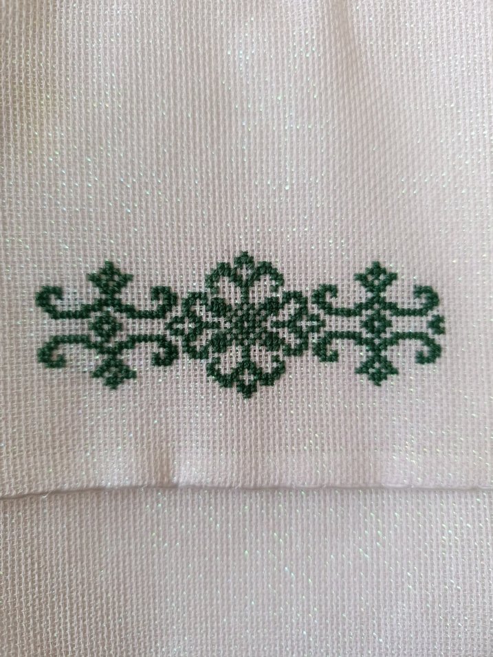 Nakışlı Beyaz Kadın Çantası - Görsel 2