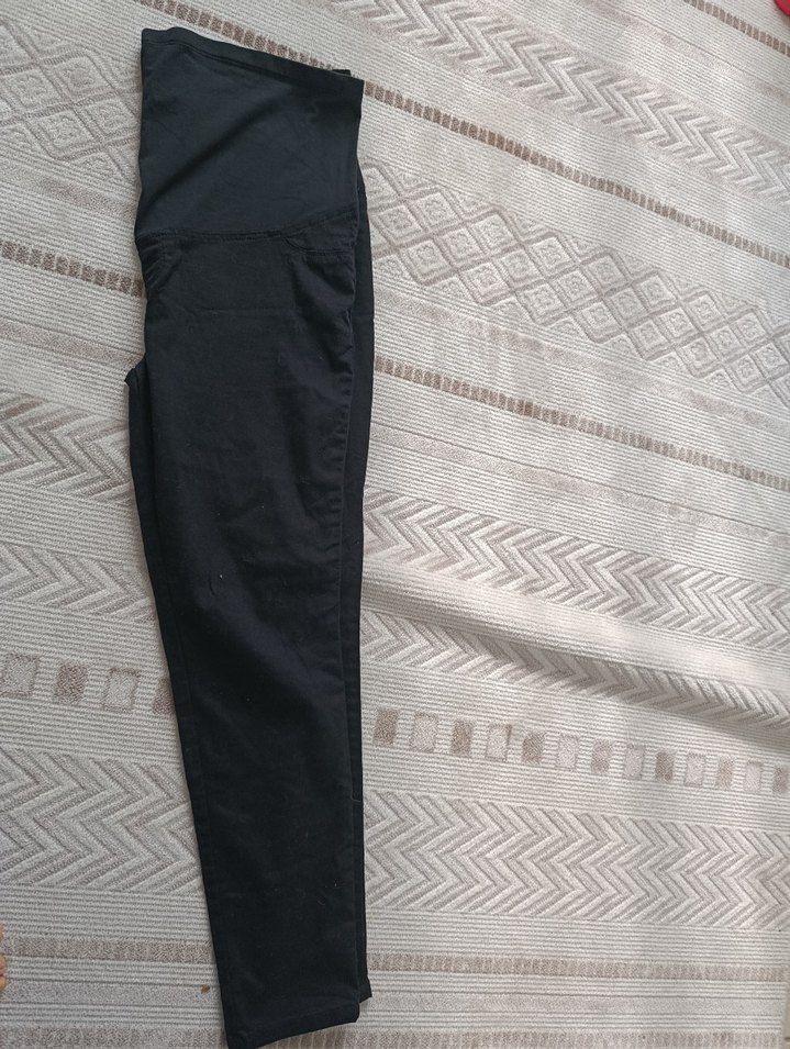 Siyah Hamile Kot Pantolon - Görsel 5