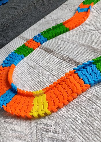 Renkli Eğitici Oyuncak araba yolu - Görsel 4