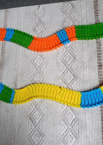 Renkli Eğitici Oyuncak araba yolu - Görsel 2