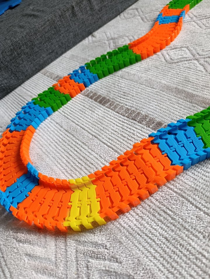 Renkli Eğitici Oyuncak araba yolu - Görsel 4