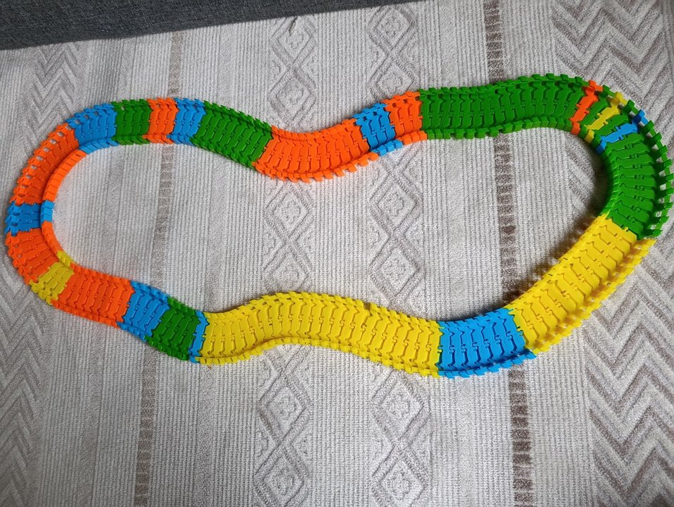 Renkli Eğitici Oyuncak araba yolu - Görsel 2