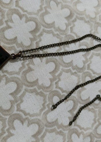 Vintage  Zincir Detaylı Kolye - Görsel 3