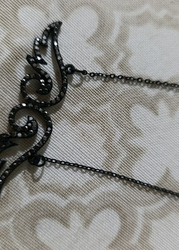 Zincir Detaylı kanat Kolye - Görsel 2