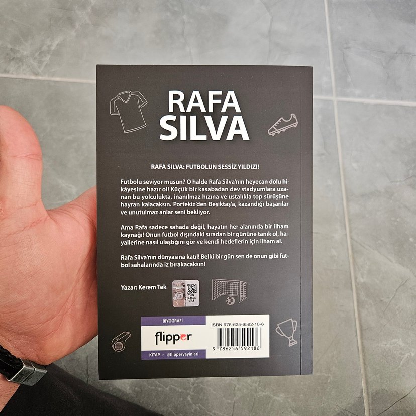 Rafa Silva Kitabı + poster + ahşap biblo - Görsel 3