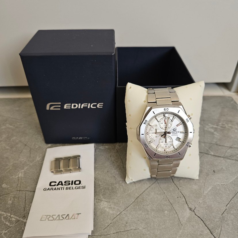Casio Edifice Safir Cam Orjinal - Görsel 2