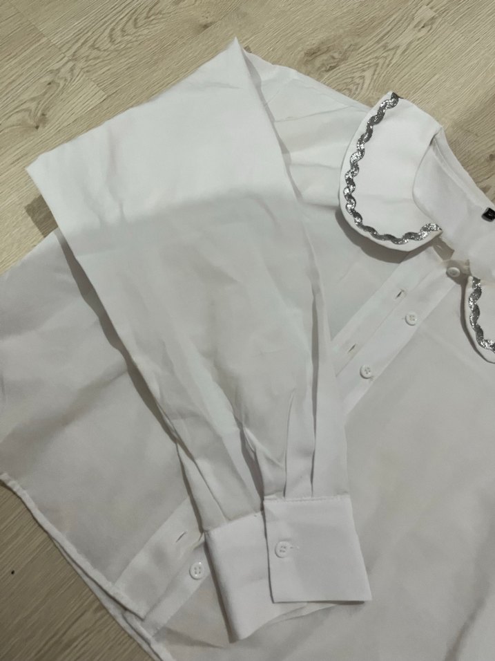 Düğmeli Beyaz Mini Pamuklu Hamile Şortu - Görsel 2