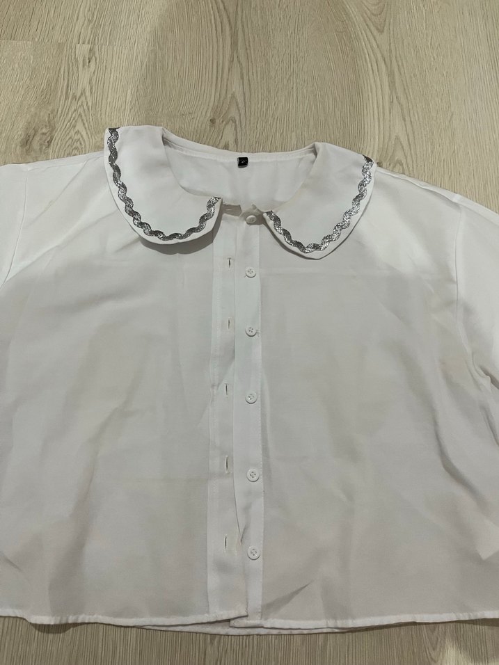 Düğmeli Beyaz Mini Pamuklu Hamile Şortu - Görsel 3