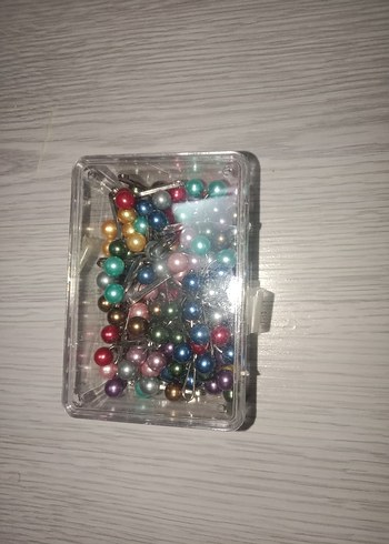 10 Adet Renkli eşarp ve şal klipsi - Görsel 4