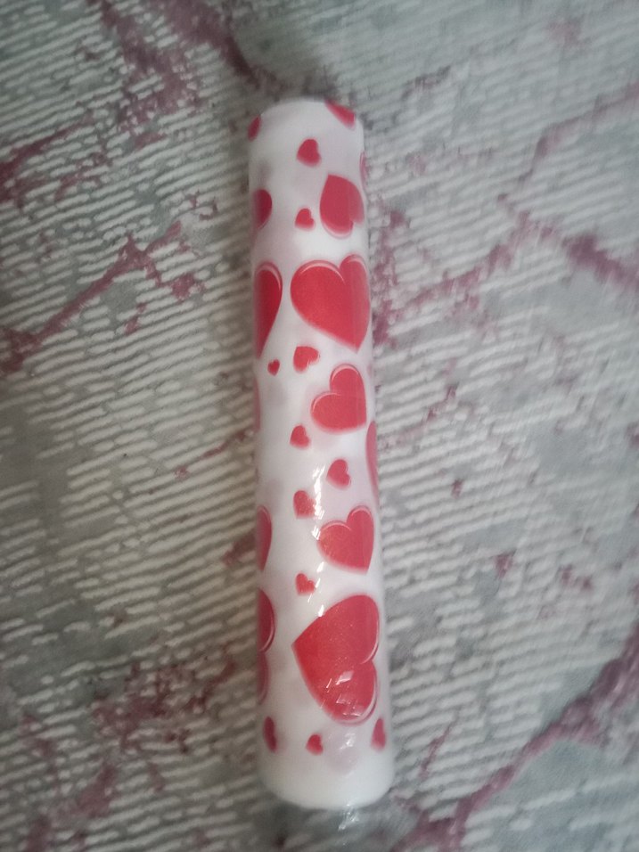 Kalp Desenli Kırmızı Raf Örtüsü 45 Cmx 4 Metre - Görsel 3