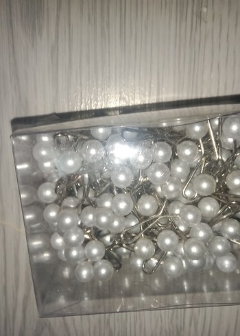 10 adet İnci rengi eşarp ve şal klipsi - Görsel 4