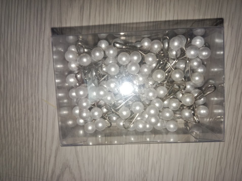 10 adet İnci rengi eşarp ve şal klipsi - Görsel 5